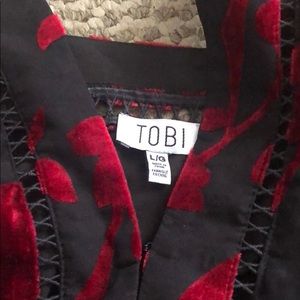 Tobi Other - Red/Black Tobi Lace romper Tobi Other - Red/Black Tobi Lace romper